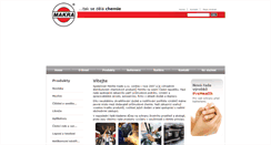 Desktop Screenshot of makratrade.cz